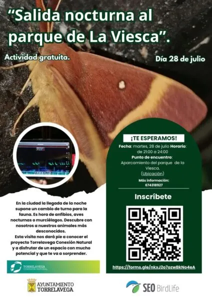 Noticias de Cantabria | El Cántabro | Torrelavega refuerza su compromiso con la educación ambiental y la puesta en valor de La Viesca con una salida nocturna para conocer su fauna