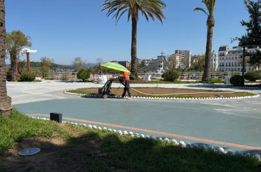 Las obras de los Jardines de Piquío afrontan su recta final para abrir al público la próxima semana
