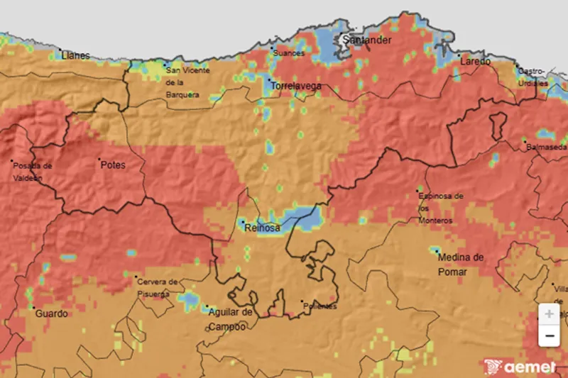 Imagen sacada de la AEMET.