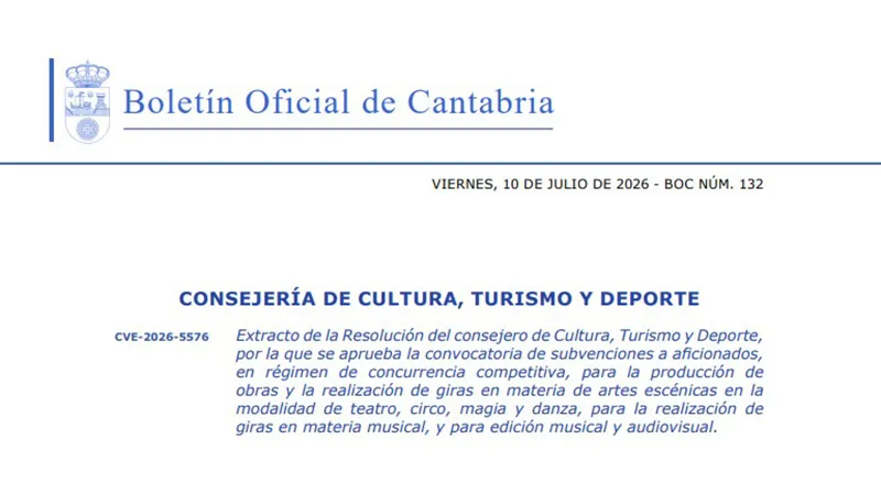 Serán subvencionables aquellas actividades que se desarrolle entre el 1 de enero y el 31 de diciembre de 2026