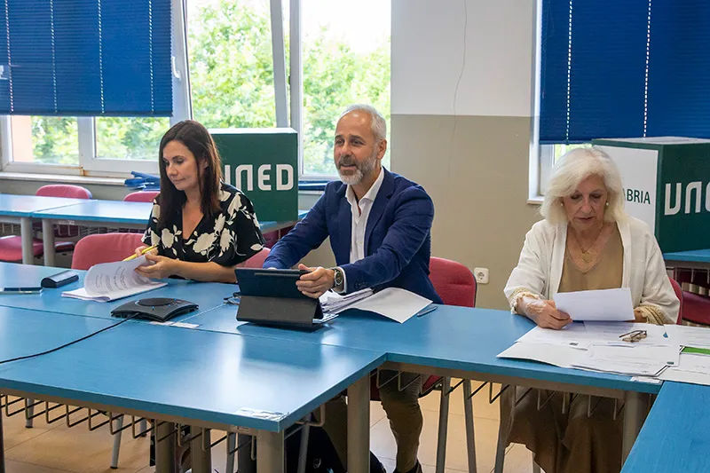 El consejero durante su asistencia a la reunión de la Junta Rectora de la UNED. FOTO: Miguel López