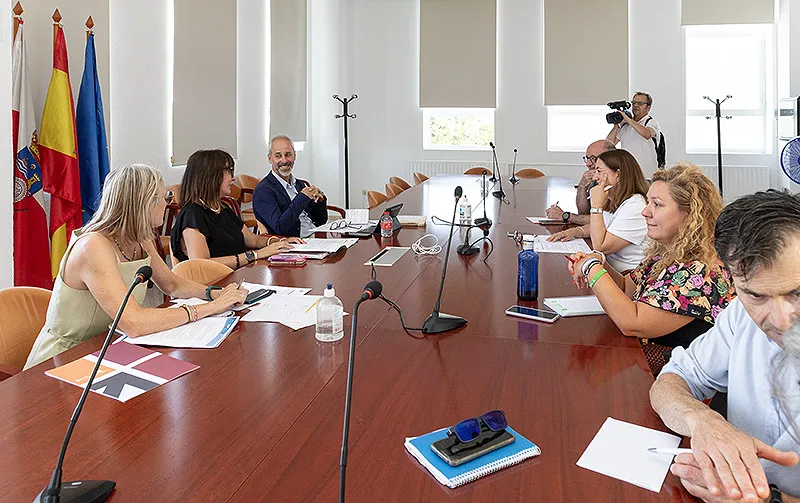 Imagen de la reunión del pleno del Consejo de FP celebrada hoy. FOTO: Patricia Pereda
