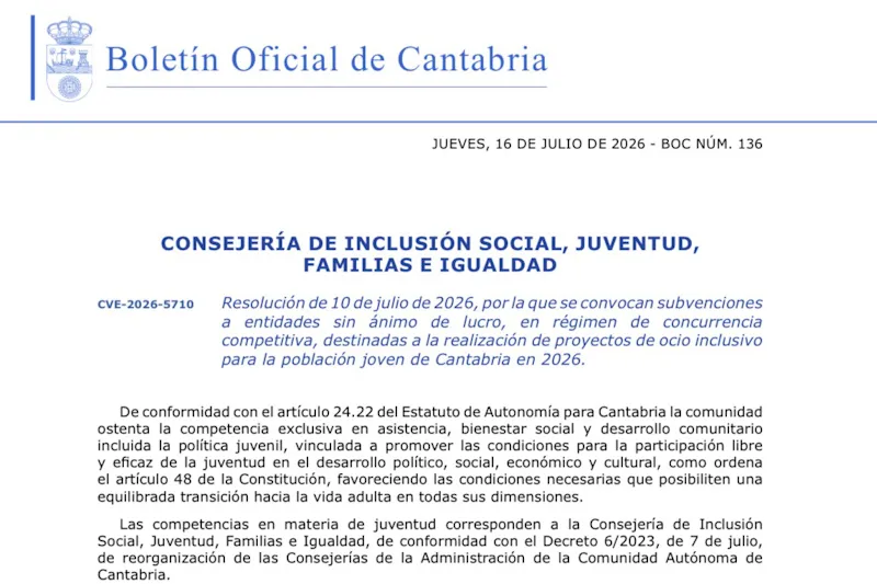 El plazo de presentación de solicitudes es de 20 días hábiles.