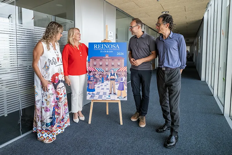 De izquierda a derecha: Beatriz de la Pinta, María Jesús Susinos, Sergio Balbontín y Alfredo Álvarez. (Foto: Jose Cavia).
