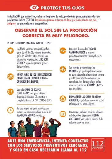 Noticias de Cantabria | El Cántabro | Piélagos distribuirá entre los vecinos empadronados en el municipio gafas certificadas para disfrutar del eclipse total de forma responsable y segura