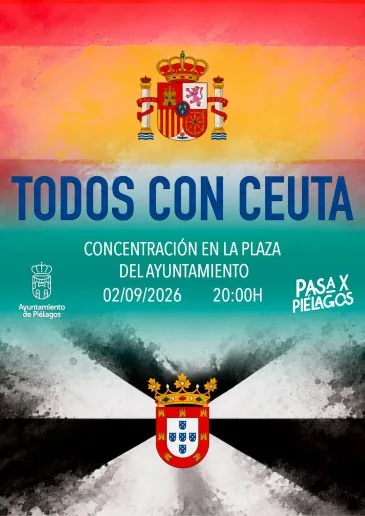  Piélagos se sumará el miércoles, 2 de septiembre, a la convocatoria nacional de la Federación Española de Municipios y Provincias para mostrar su apoyo y solidaridad con Ceuta