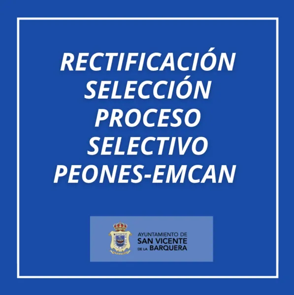 Noticias de Cantabria | El Cántabro | RECTIFICACIÓN SELECCIÓN PROCESO SELECTIVO PEONES-EMCAN 
