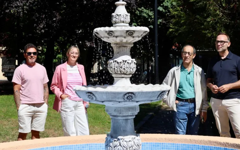  El Ayuntamiento de Reinosa recupera las fuentes de Cupido