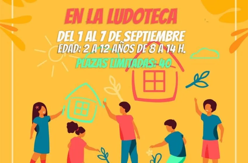  ABIERTO EL PLAZO PARA PARTICIPAR EN EL CAMPUS DE SEPTIEMBRE EN LA LUDOTECA MUNICIPAL