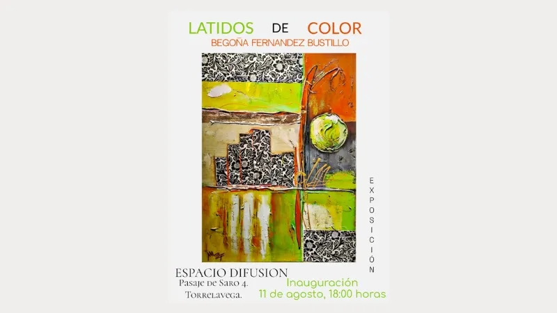 Noticias de Cantabria | El Cántabro | El color y la emoción protagonizan la nueva exposición de Begoña Fernández Bustillo en Torrelavega