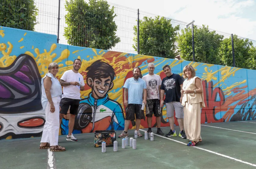 Noticias de Cantabria | El Cántabro | Polanco homenajea a Carlos Cubillas, ‘Posa’, con un gran mural de 300 metros cuadrados