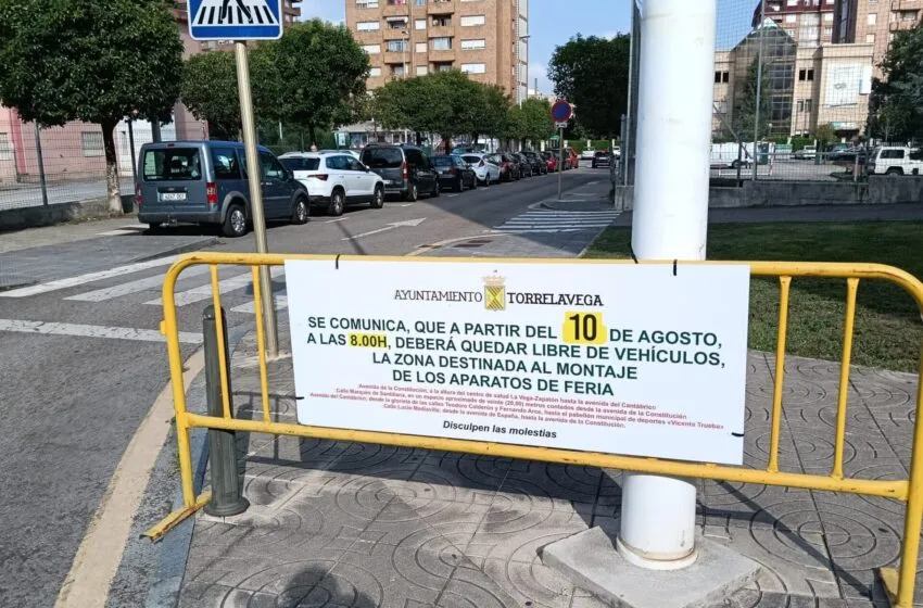 Noticias de Cantabria | El Cántabro | El Ayuntamiento recuerda que el 10 de agosto comenzará el montaje del recinto ferial de La Patrona