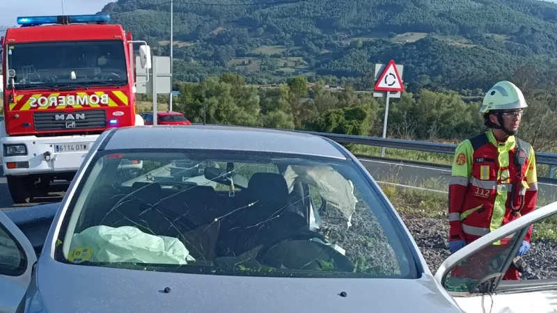 Noticias de Cantabria | El Cántabro | Un conductor de 68 años, herido grave tras chocar contra un árbol en la A-8 en Colindres