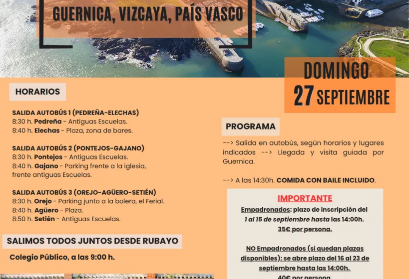  EXCURSIÓN MUNICIPAL A GUERNICA – VIZCAYA