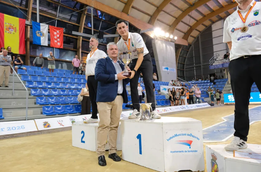  Víctor González se proclama campeón de España en el concurso que clausura la Semana Bolística de Santander