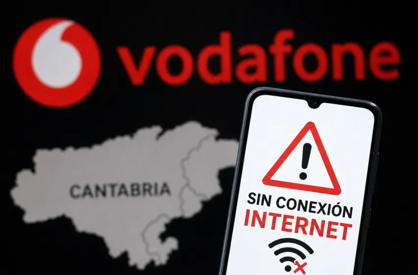 Una avería de Vodafone deja sin Internet a usuarios de Cantabria y genera problemas durante varias horas