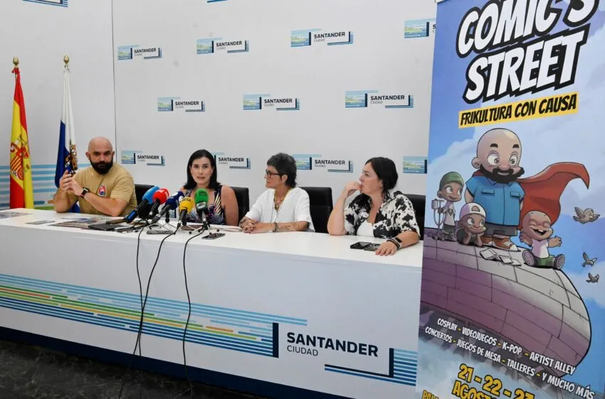 Noticias de Cantabria | El Cántabro | Santander acogerá del 21 al 23 de agosto la segunda edición de Comic’s Street a beneficio de AMARA