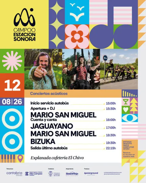 Noticias de Cantabria | El Cántabro | Campoo Estación Sonora celebra el eclipse solar con una tarde de conciertos acústicos en El Chivo