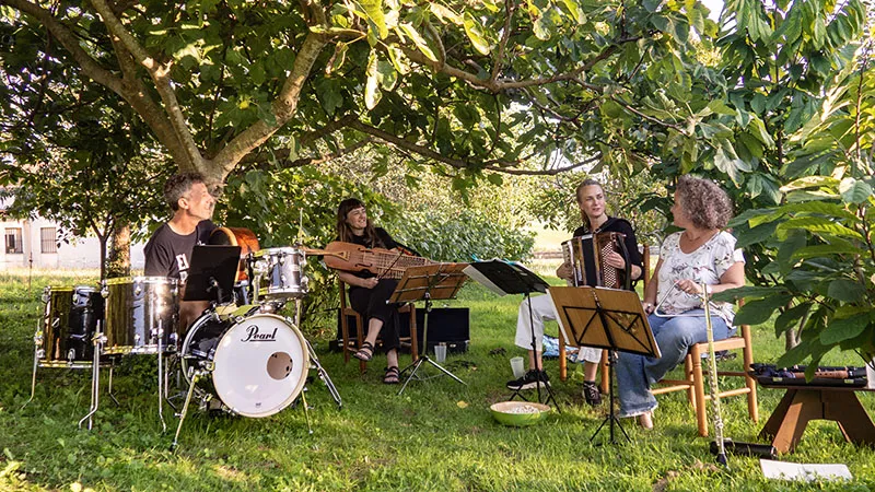 Baladans, cuarteto cántabro que participa este domingo en el circuito 'Origen' en Ampuero. (Foto: Gobierno de Cantabria)