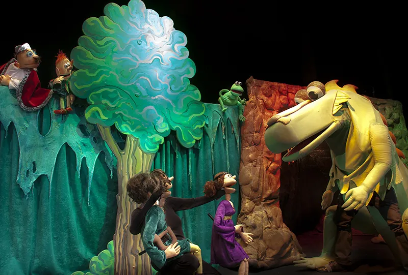 Imagen del espectáculo 'La princesa y el dragón' que participa en el circuito 'Cultura escena'. (Foto: Gobierno de Cantabria)