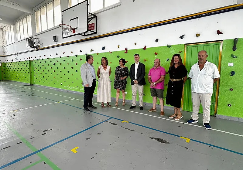  El Gobierno acometerá varias mejoras en el pabellón del IES Montesclaros de Reinosa con una inversión cercana a los 50.000 euros
