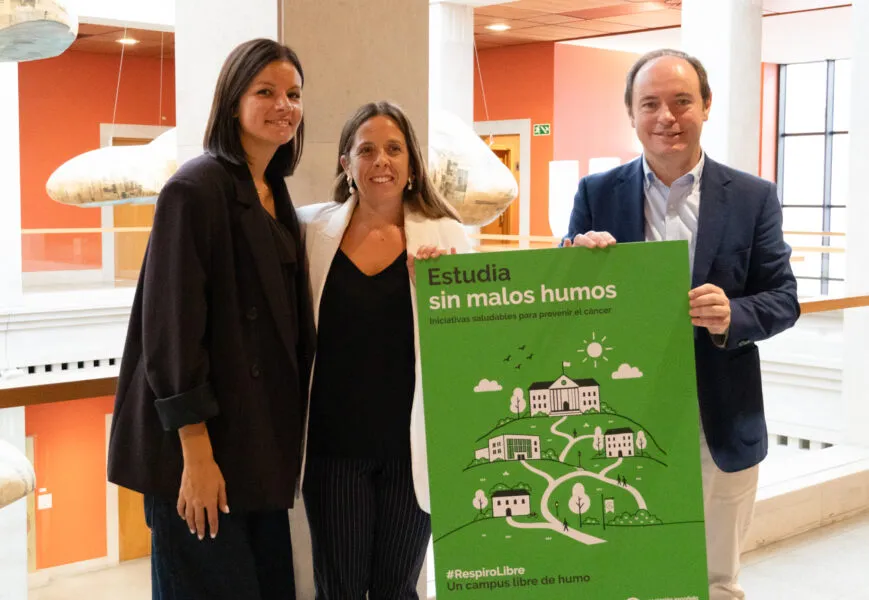 Noticias de Cantabria | El Cántabro | La UC y la Asociación Española Contra el Cáncer amplían a 16 espacios su campaña contra el tabaco