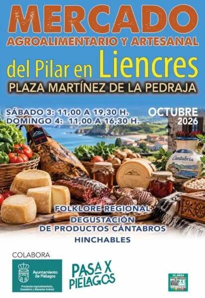 Noticias de Cantabria | El Cántabro | Productores y artesanos participarán los días 3 y 4 de octubre en un Mercado agroalimentario en Liencres