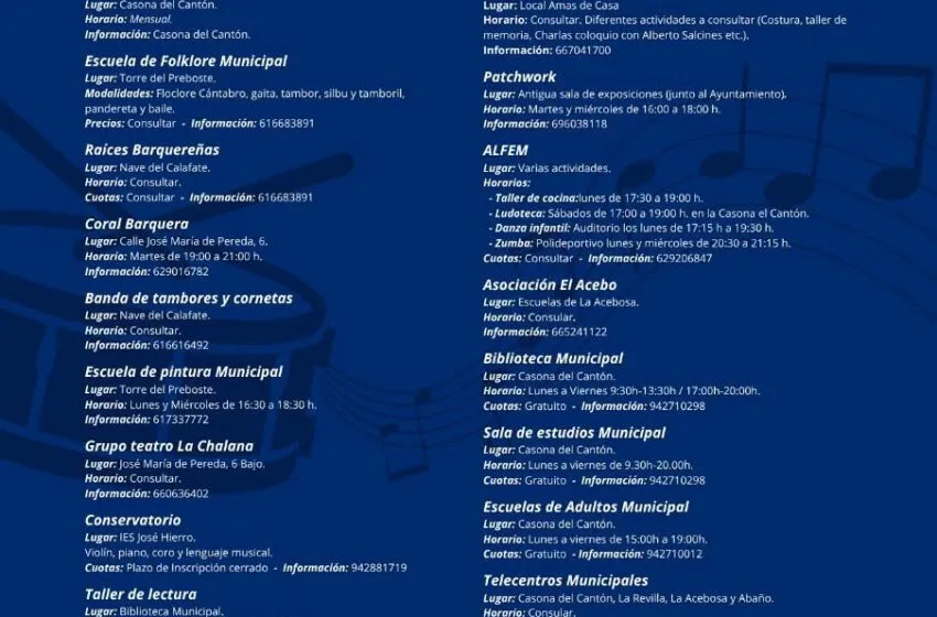Noticias de Cantabria | El Cántabro | Actividades culturales y deportivas