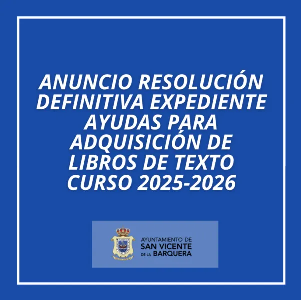 Noticias de Cantabria | El Cántabro | RESOLUCIÓN EXPEDIENTE AYUDAS ADQUISICIÓN LIBROS DE TEXTO CURSO 2025-2026