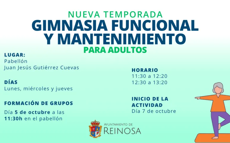 Noticias de Cantabria | El Cántabro | El Ayuntamiento amplía a tres días semanales las clases gratuitas de gimnasia de mantenimiento