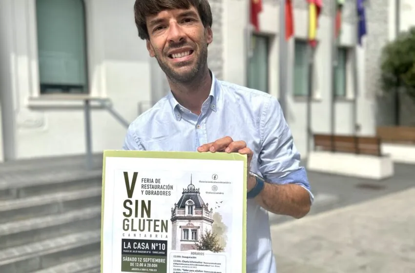 Torrelavega acogerá el 12 de septiembre la V Feria de Restauración y Obradores Sin Gluten de Cantabria