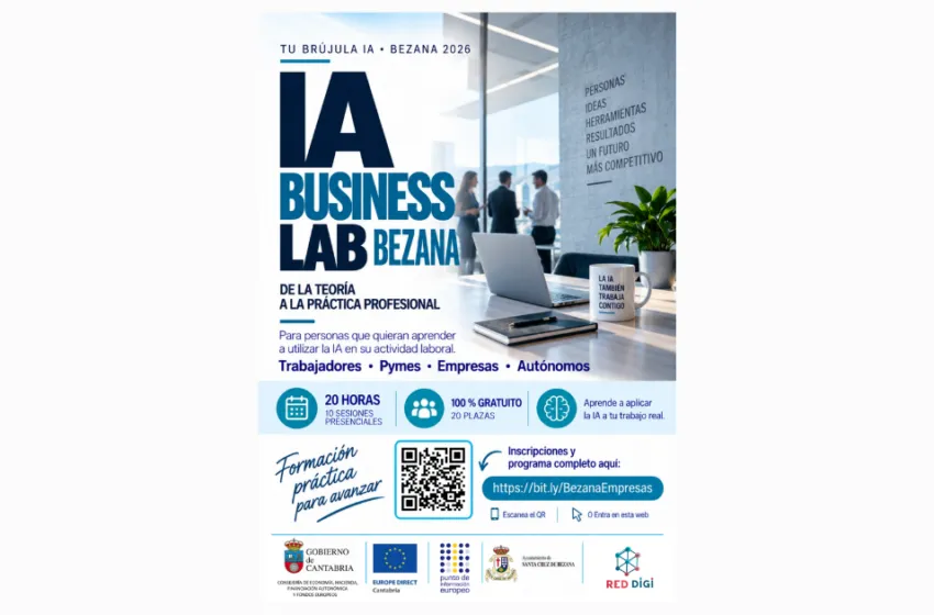 Noticias de Cantabria | El Cántabro | Bezana acercará la inteligencia artificial a vecinos y empresas con tres talleres gratuitos