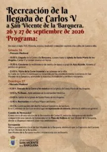 Noticias de Cantabria | El Cántabro | San Vicente de la Barquera ultima la recreación de la llegada de Carlos V los días 26 y 27 de septiembre