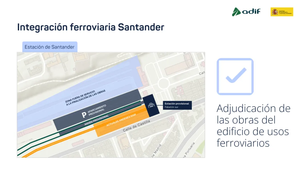 Noticias de Cantabria | El Cántabro | Transportes adjudica por 24,6 millones el nuevo edificio ferroviario de la estación de Santander