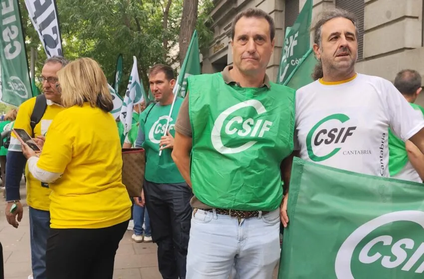 Noticias de Cantabria | El Cántabro | CSIF Cantabria se suma en Madrid a la protesta estatal para exigir a Correos que cumpla el Acuerdo Marco