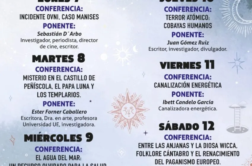  Colindres acogerá la próxima semana las XXXV Jornadas Ufológicas y Paracientíficas Villa de Colindres