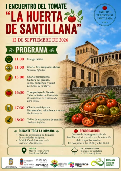 Noticias de Cantabria | El Cántabro | Santillana del Mar celebra el I Encuentro del Tomate ” La Huerta de Santillana”