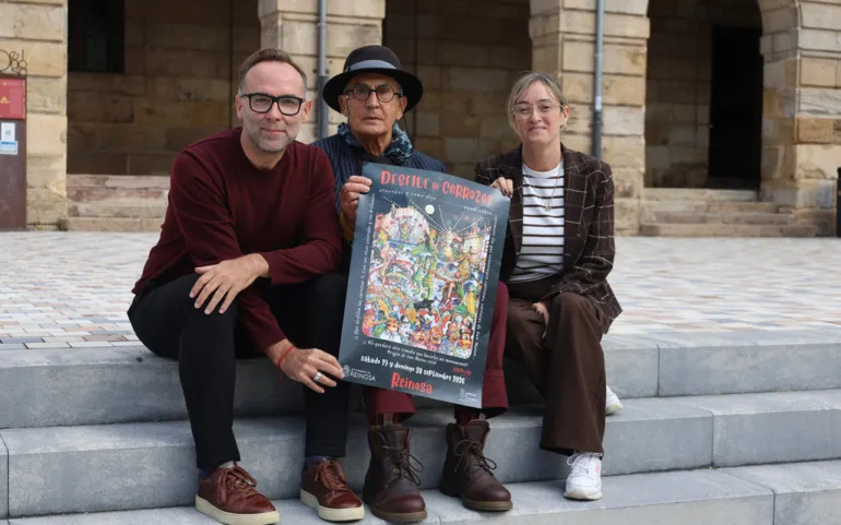 Noticias de Cantabria | El Cántabro | Alberto Gallo recorre la historia del Desfile de Carrozas en el cartel de San Mateo 2026