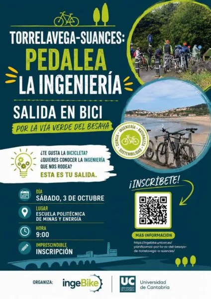 Noticias de Cantabria | El Cántabro | Torrelavega acoge este sábado una nueva ruta de IngeBike por la Vía Verde del Besaya