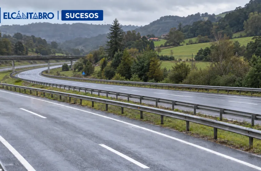 Noticias de Cantabria | El Cántabro | Dos hombres fallecen al volcar un camión de recogida de basuras en la A-67 en Cartes