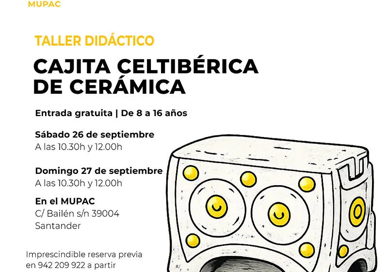 Cultura convoca un taller sobre cerámica antigua en el MUPAC. (Foto: Gobierno de Cantabria)