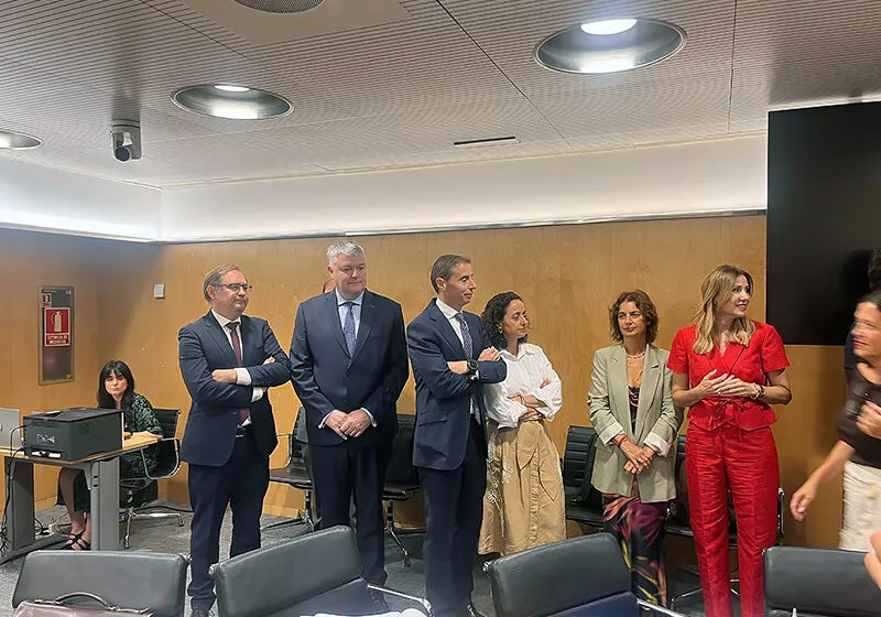 El consejero de Economía, Luis Ángel Agüeros, momentos antes del comienzo del Consejo de Política Fiscal y Financiera (FOTO: Oficina de Comunicación)