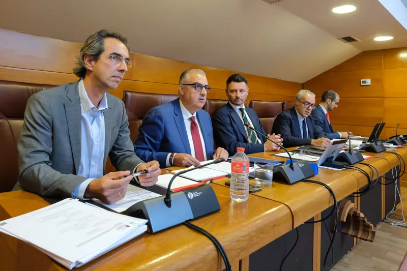 Media ha comparecido hoy, a peticion propia, en la Comisión de Fomento, Vivienda, Ordenación del Territorio y Medio Ambiente. (Foto: Raul Lucio)