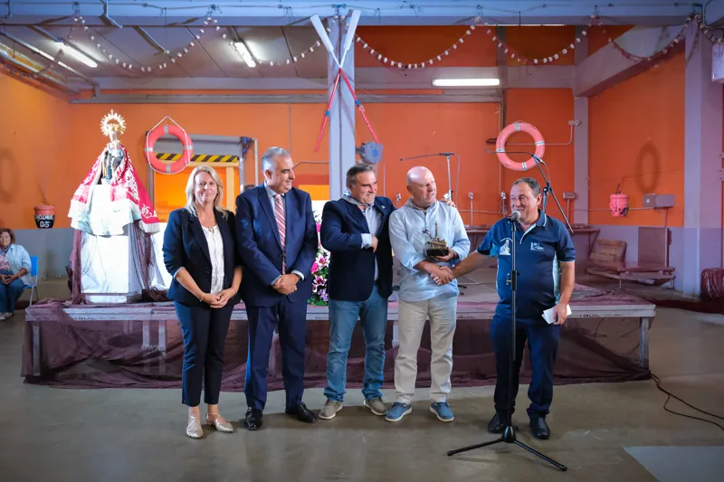 De izquierda a derecha: María Jesús Susinos, Roberto Media, Jesús Gullart, José Antonio Hornedal y Miguel Fernández. (Foto: Raúl Lucio).