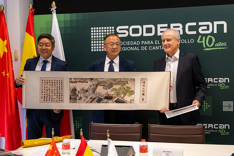 La jornada supone un paso más en la hoja de ruta abierta el pasado mes de julio con la visita institucional a Cantabria del embajador de China en España (Foto: Oficina de Comunicación)
