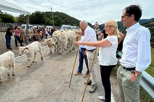 María Jesús Susinos ha destacado el compromiso del Gobierno de Cantabria con el sector primario y con una gestión de las ayudas de la PAC. (Foto: Gobierno de Cantabria)