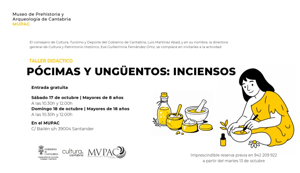 Noticias de Cantabria | El Cántabro | Cultura propone en el MUPAC un taller para conocer la elaboración de pócimas y ungüentos