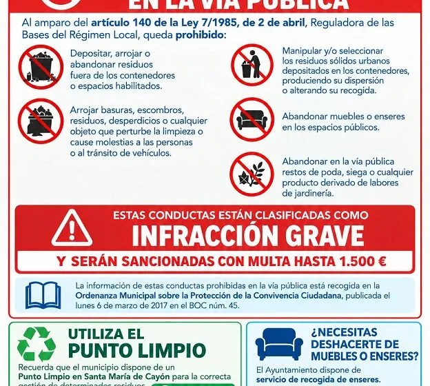  Entre todos cuidamos Santa María de Cayón: pequeños gestos para mantener limpias nuestras calles y pueblos