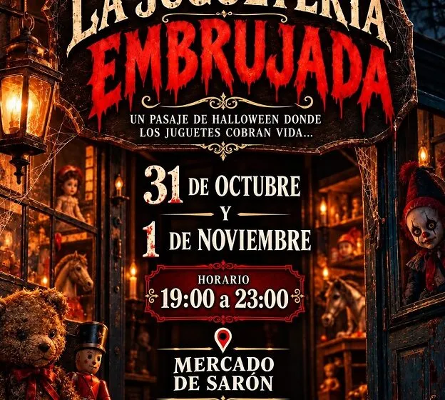  Terror en el Mercado de Sarón: Los juguetes cobran vida este 31 de octubre y 1 de noviembre en Halloween