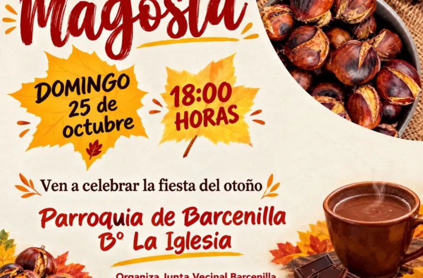  Barcenilla dará la bienvenida al otoño este domingo con su tradicional magosta